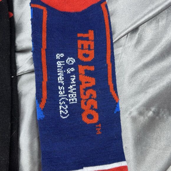 Ted Lasso Men's Multi-Color 3-Pair Low Cut Socks Size 6-12 Stocking Stuffers Fun - Picture 8 of 8
